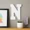 6 Pack: 9" White MDF Whimsy Letter by Make Market®